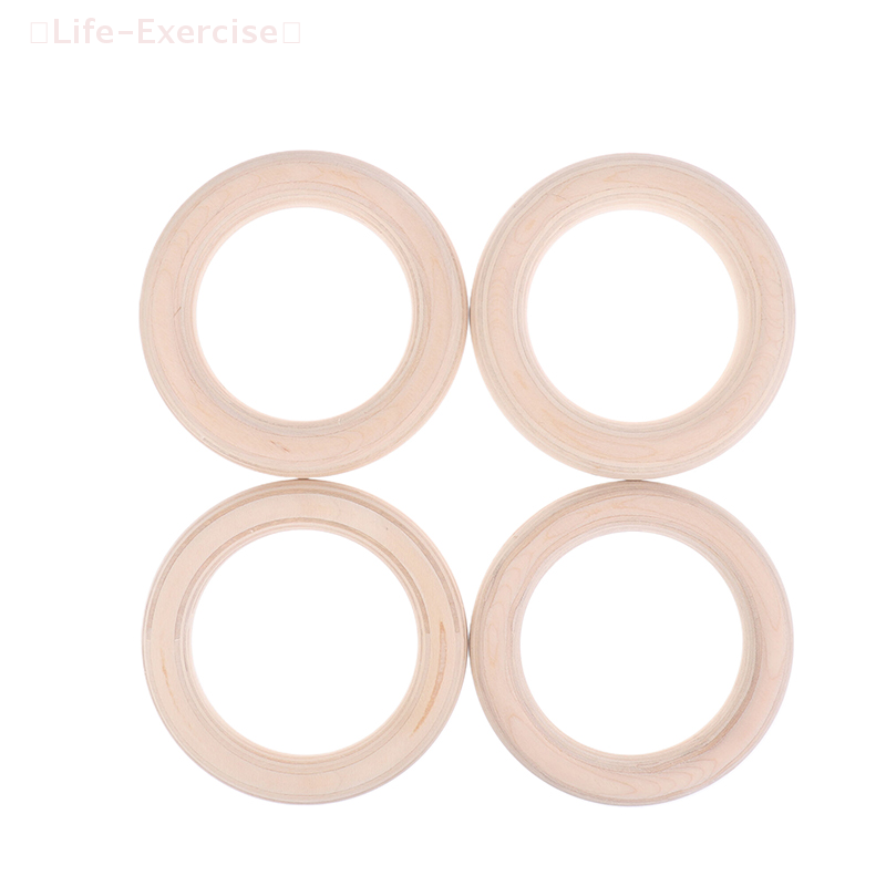 2Pcs/Pairs Wooden Ring Portabl - Gymnastic Ring Wood 评论和价格