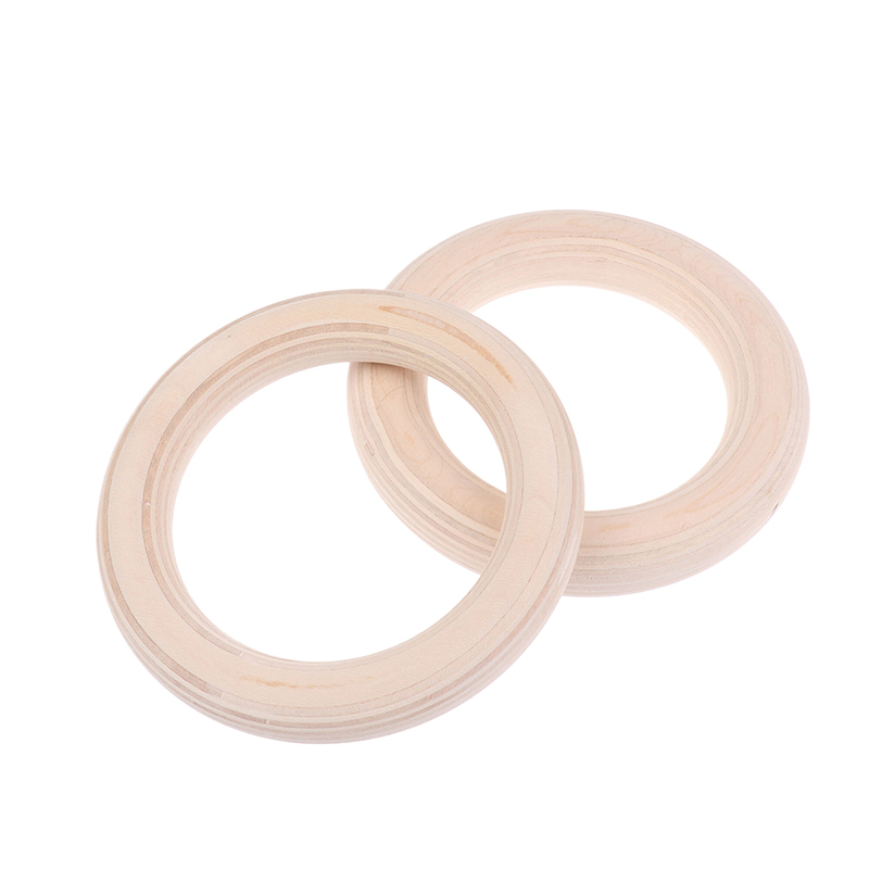 2Pcs/Pairs Portable Crossfit G - Gymnastic Ring Wood 评论和价格