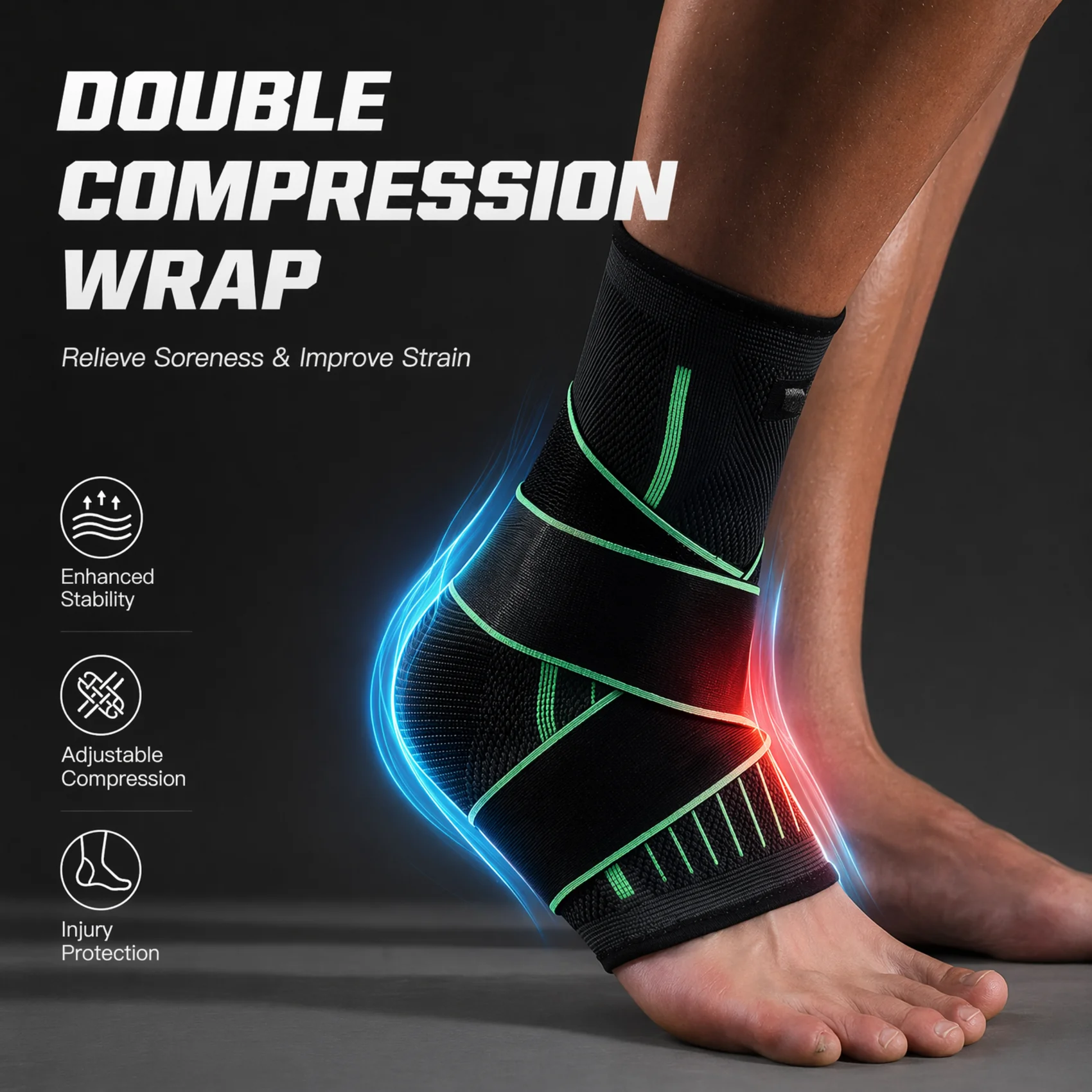 Breathable Compression Ankle B - Ankle Mobility Band 评论和价格