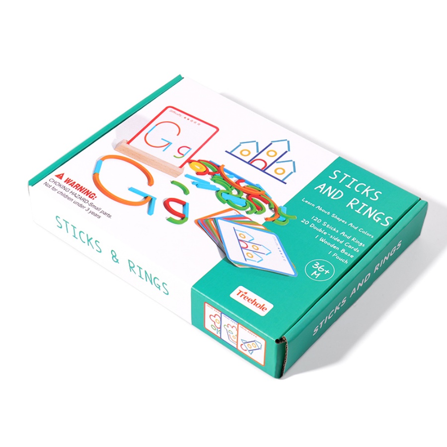 Children's early education puz - Gymnastic Ring Wood 评论和价格