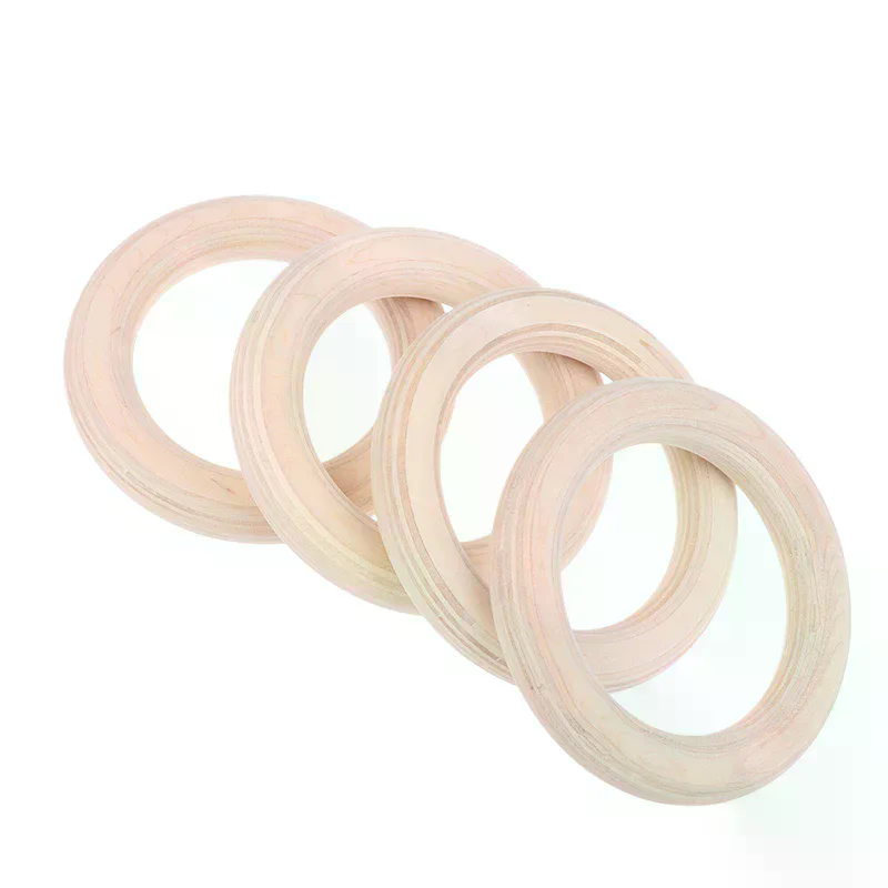 2Pcs Wooden Ring Portable Cros - Gymnastic Ring Wood 评论和价格